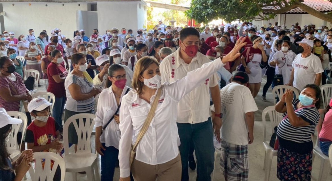 Mónica Rangel se compromete a mejorar las condiciones de vida en Tanquián