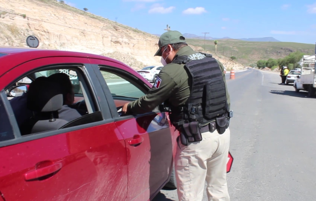 Continúan con éxito los filtros de seguridad en carreteras de San Luis Potosí