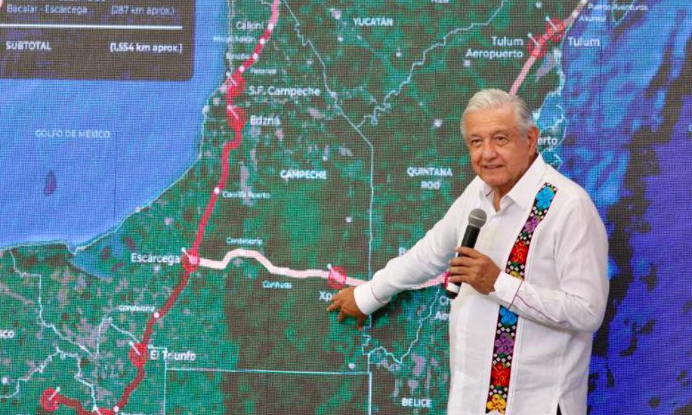 AMLO: dará reporte semanal sobre hallazgos arqueológicos en ruta del Tren Maya 