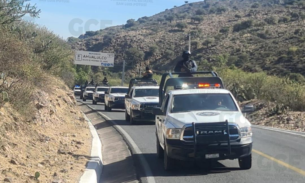 Guardia Civil refuerza vigilancia en límites de San Luis Potosí