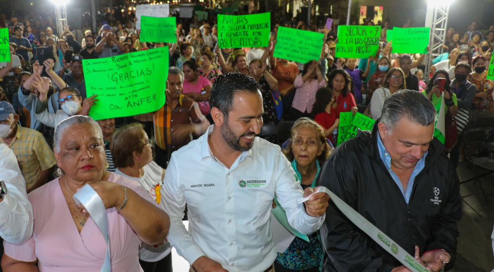 Nacho Segura inaugura la rehabilitación de Av. Ejército Mexicano en Valles