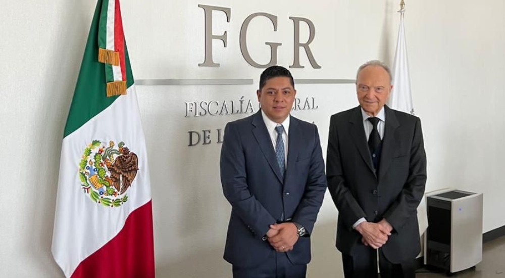 Ricardo Gallardo logra acuerdos importantes con Alejandro Gertz