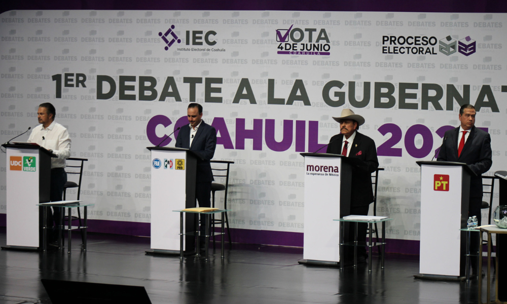 Confirmada la fecha para el segundo debate entre candidatos a gobernador de Coahuila