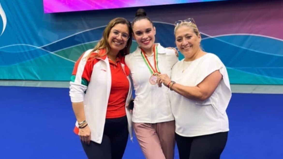 Gimnastas mexicanas dan gran actuación en competencia de Portugal