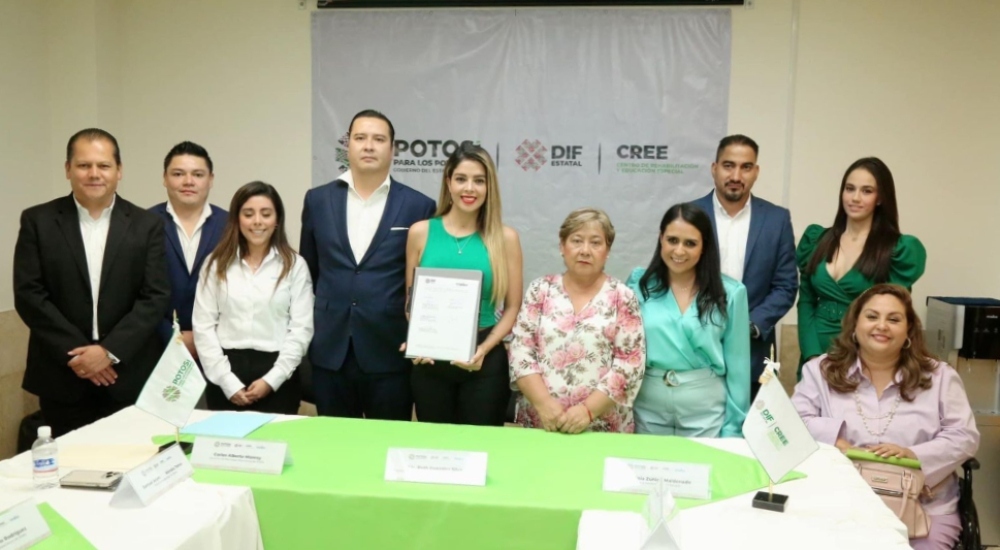 Ruth González fortalece trabajo a favor de personas con discapacidad en San Luis Potosí