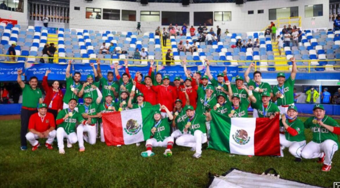 Gana México su primera medalla de oro en béisbol en los Juegos Centroamericanos