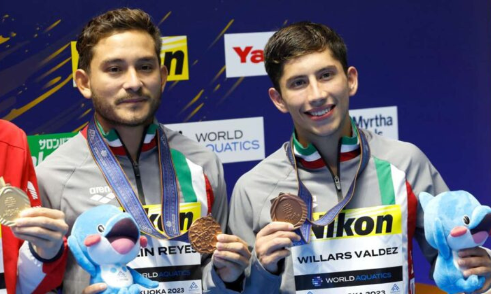 Clavadistas mexicanos ganan bronce en el Mundial y aseguran su boleto a los Juegos Olímpicos de París 2024