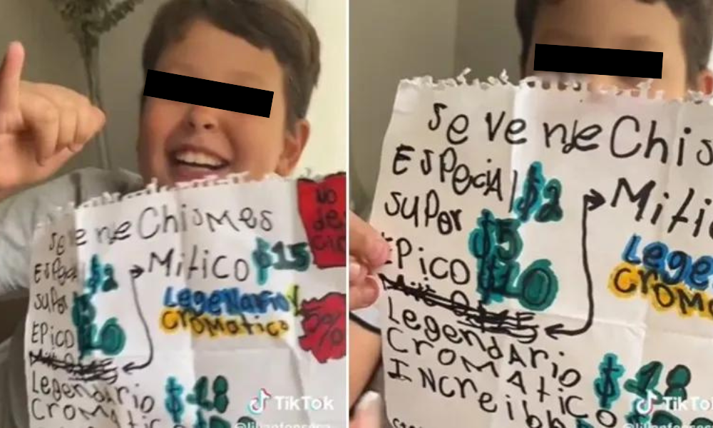 Joven emprendedor se vuelve viral vendiendo chismes en su escuela