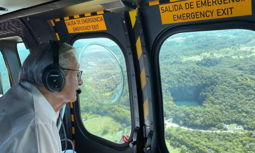 AMLO inspecciona el avance del Tren Maya y celebra su progreso imparable