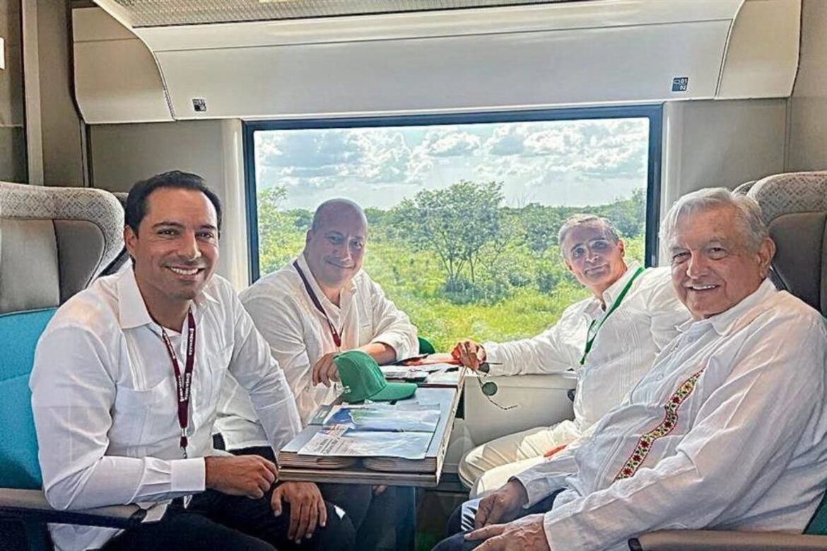 AMLO estrena el Tren Maya