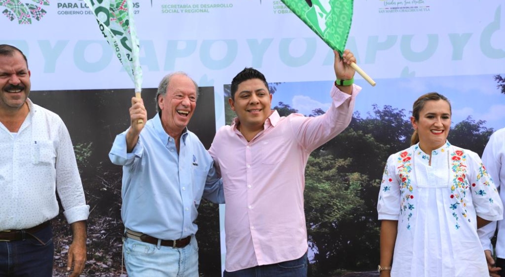 Ricardo Gallardo da inicio a la modernización vial en San Martín Chalchicuautla