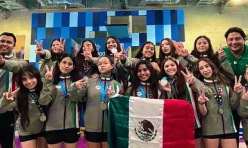 México Sub-15 en Polo Acuático: medalla de plata en la rama femenil y cuarto lugar en la varonil