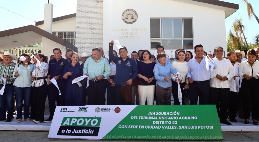 San Luis Potosí reactiva tribunal para la justicia agraria