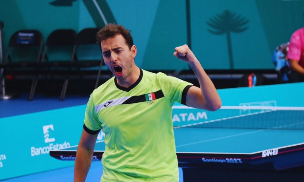 Marcos Madrid devuelve el tenis de mesa mexicano al podio panamericano en Santiago 2023