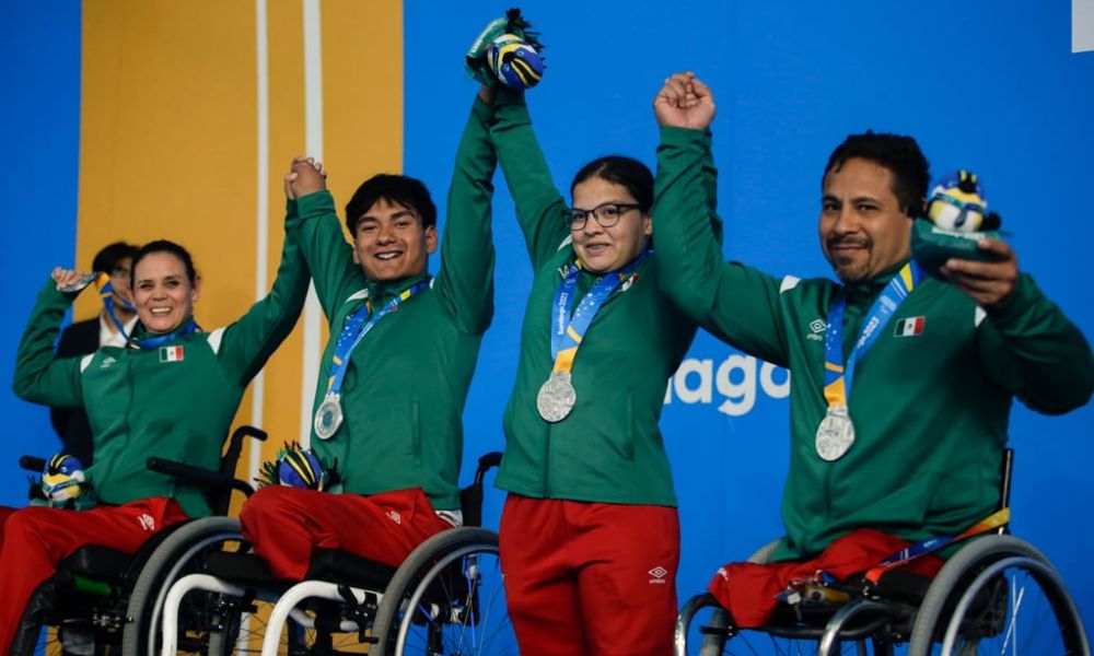 Delegación mexicana se posiciona en cuarto lugar en Juegos Parapanamericanos Santiago 2023