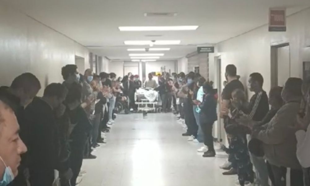 Homenaje y donación de órganos en el IMSS: familias unidas en el dolor y la generosidad